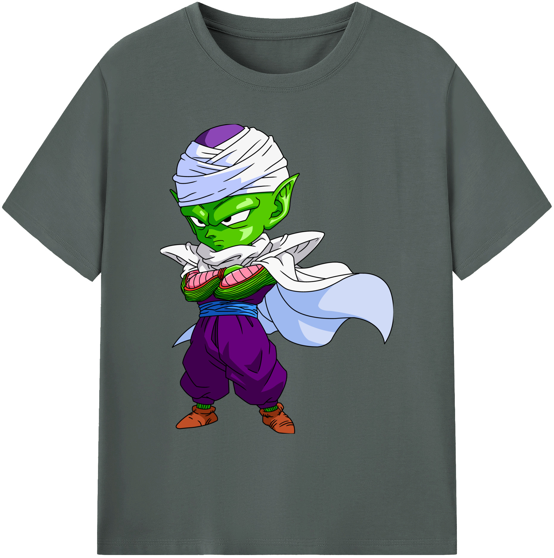 （画像用） ドラゴンボール ピッコロ DRAGON BALL Piccolo 綿100％ メンズ半袖Tシャツ｜肌触りやわらか＆通気性